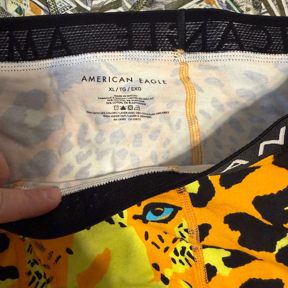 American Eagle Outfitters Boxer Briefs - Money and Cheetah Print - Picture 3 of 5